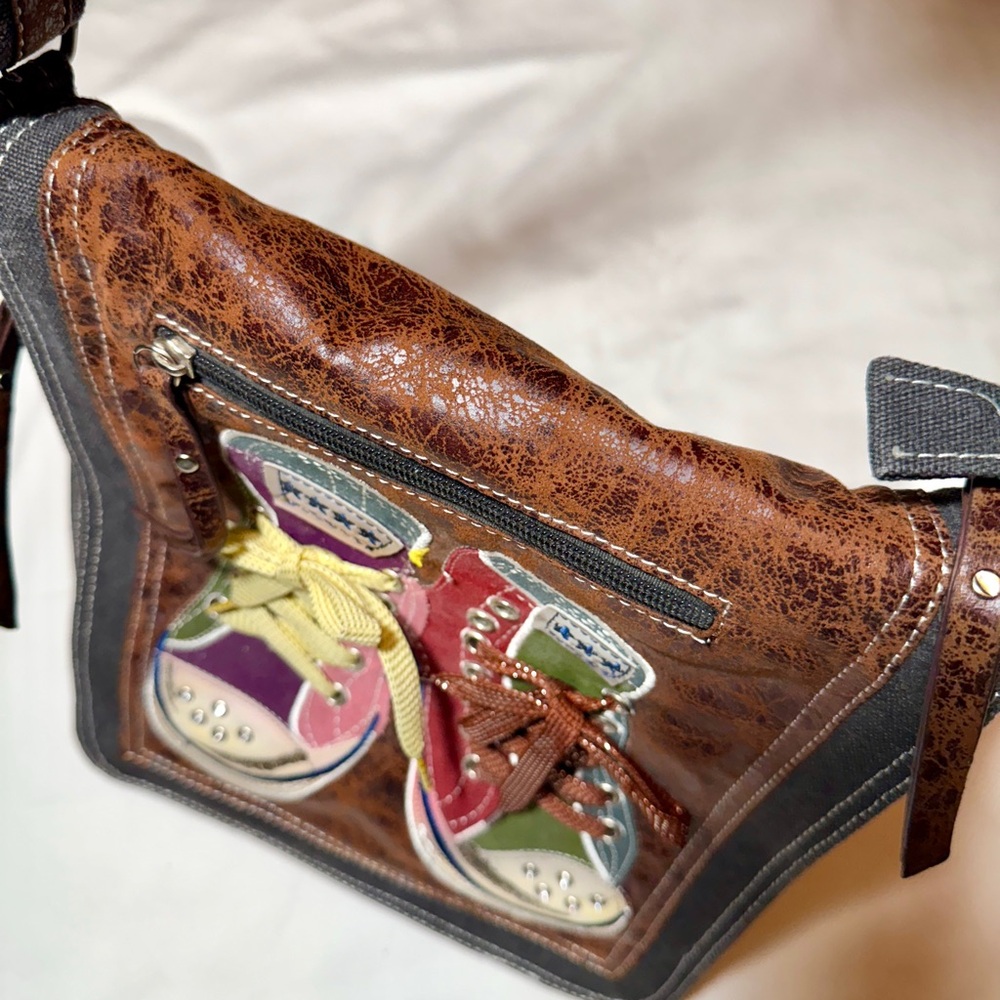 Super Cute Crossbody Satchel with adjustable strap for Shoulder or Tote - Picture 7 of 8